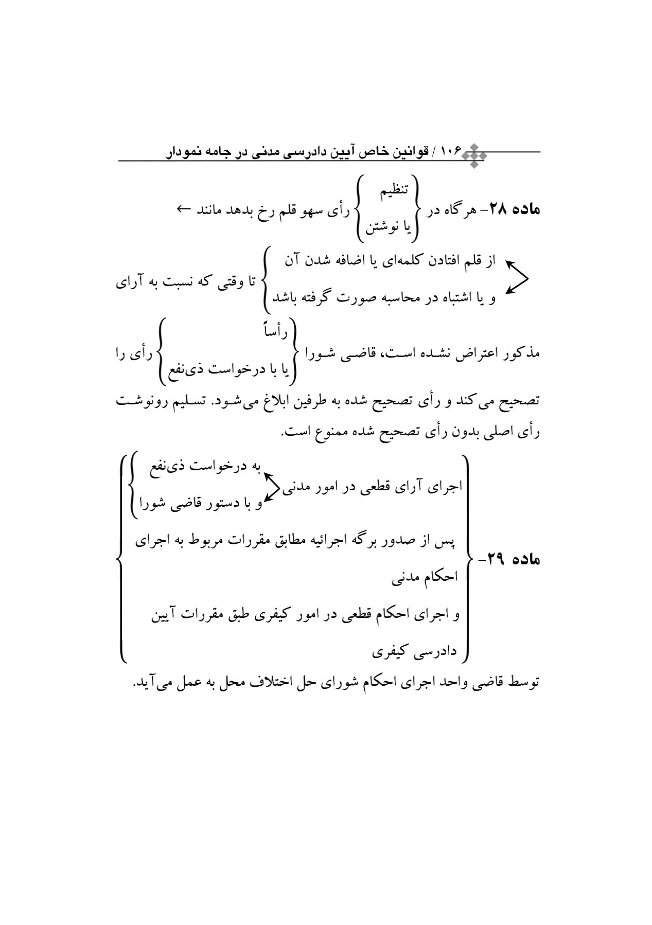 قوانین خاص آیین دادرسی مدنی در جامه نمودار(مکتوب آخر)