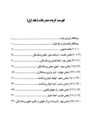 حقوق بازرگانی ورشکستگی دکتر صقری