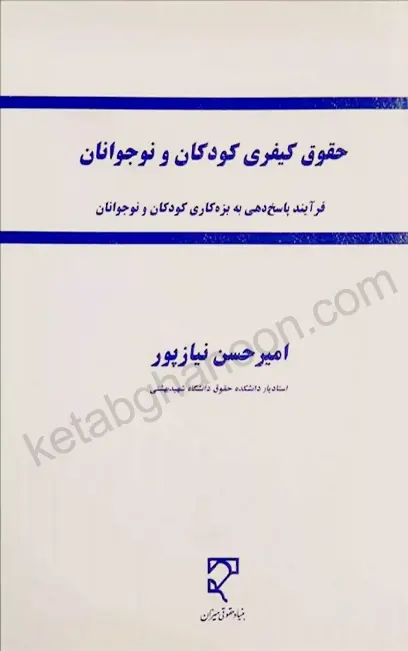 حقوق کیفری کودکان و نوجوانان امیر حسن نیازپور