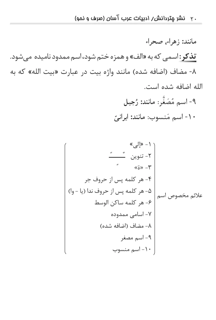 ادبیات عرب آسان (صرف و نحو) محد حسن روناسی