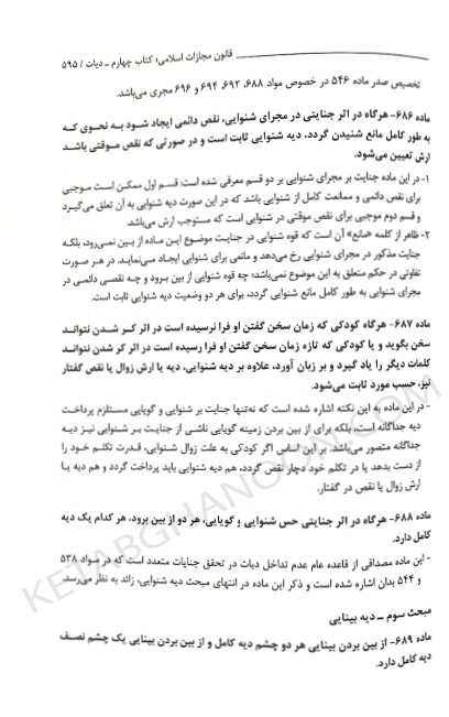 تاملات شرحی بر قانون مجازات اسلامی دکتر محسن برهانی
