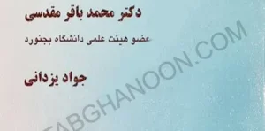 حقوق کیفری عمومی محمد باقر مقدسی (ضمانت اجرا های کیفری)