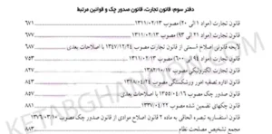 قوانین حقوقی تنقیح شده آوا (کاربردی)