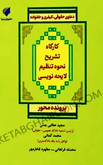 کارگاه تشریح نحوه تنظیم لایحه نویسی مجید عطایی جنتی